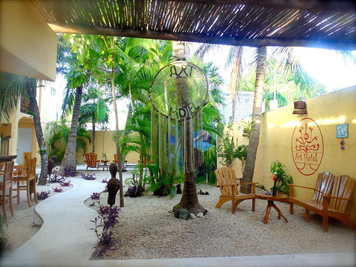 Art Hotel Tulum Bagian luar foto